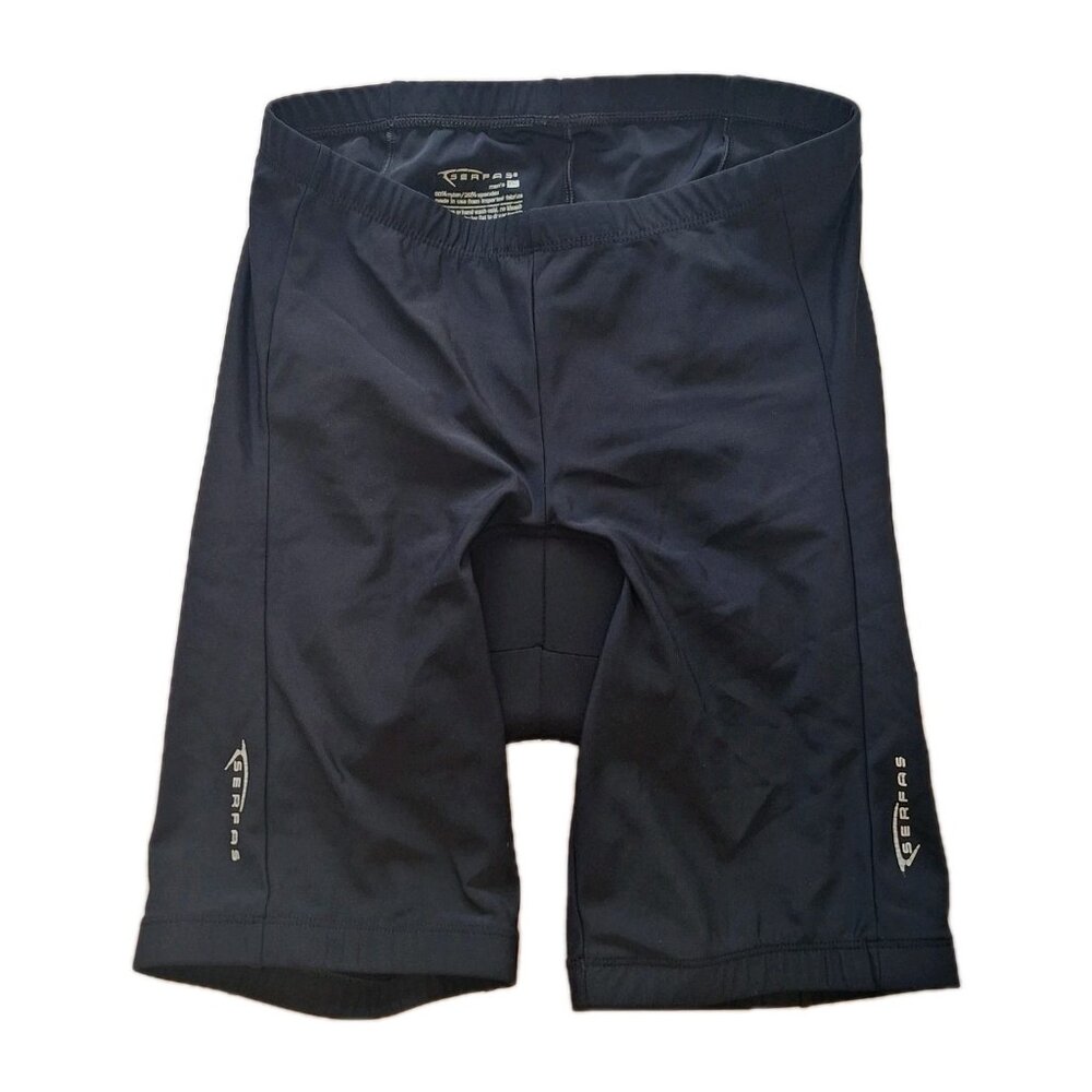 SERFAS XXL CYCLING SHORTS COMPRESSION REACTIVE GEL SHORTS BLACK